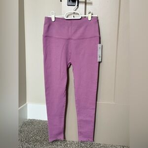 Spiritual Gangster Love Sculpt 7/8 Seamless Ruffle Legging. Dusty Lavender. NEW